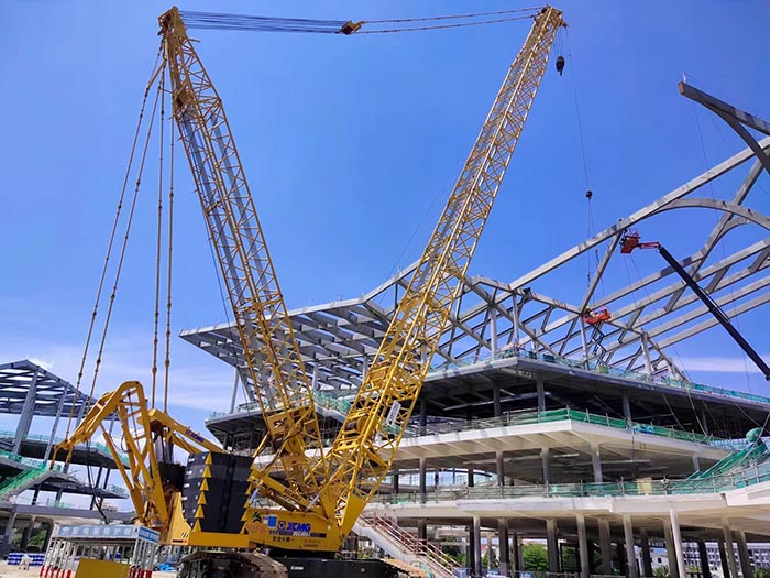 【全球之履】泉州站 XGC400-I——體育館建設(shè)大顯身手！