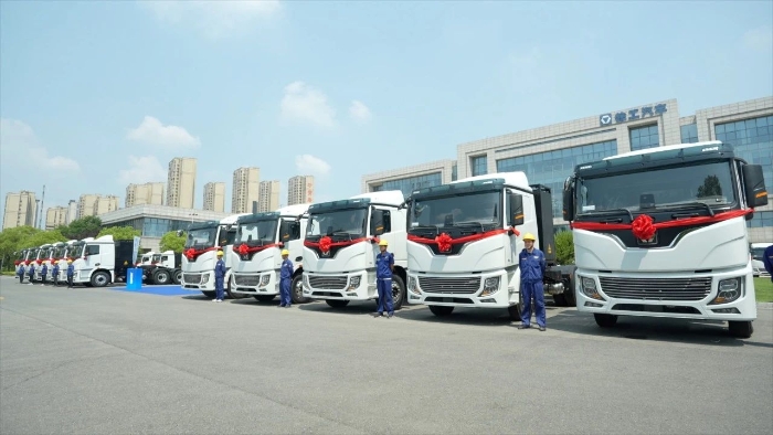 目的地：大西北！100臺(tái)徐工新能源重卡滿電啟程