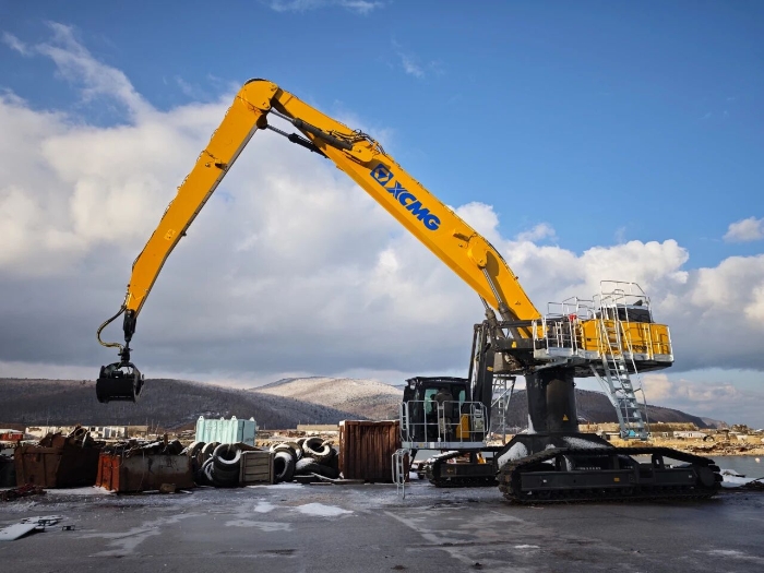 【工程特種兵】港口建設新寵兒！徐工XE850M抓料機上新！